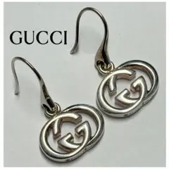 極美品☆GUCCI グッチ ピアス ダブルG スタッズ GGマーモント ツイスト