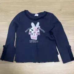 MEZZO PIANO ウサギプリント トレーナー　110