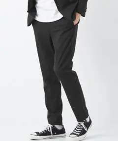 GLRユナイテッドアローズ ウォッシャブルトロ ナロー パンツ 3469 黒M