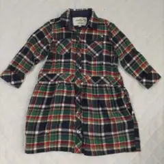 90cm　アーノルドパーマー　チェック柄 長袖ワンピース