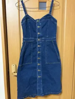 デニム　ワンピース　Sサイズ