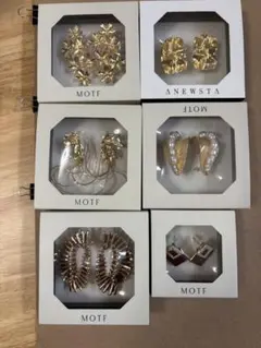 ピアス　まとめ6枚セット