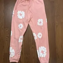 DENIM TEARS 花柄プリント ジョガーパンツ S