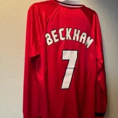 マンチェスターユナイテッド　デビッド・ベッカム　ホーム　ユニフォーム　7番