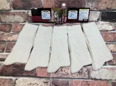 『５足組』裏面絹使用で快適＆表面綿使用で丈夫！メンズ 先丸 綿混ソックス