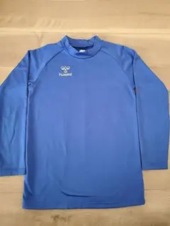 hummel 青 長袖 スポーツ インナー160