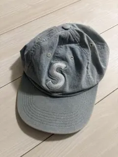 Supreme　Pigment　S Logo　6-Panel　デニム ブルー