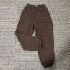 ［男女兼用］Nike パンツ　スウェット　ブラウン