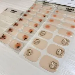 r*.様 ohora ネイルシール 白くま リボン デザイン