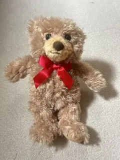 テディベア ぬいぐるみ 赤いリボン