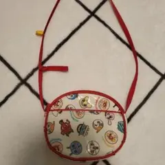 アンパンマン ポシェット ベビー　キッズ　ショルダーバッグ　キャラクター　赤