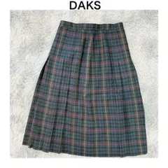DAKS ダックス チェック プリーツスカート