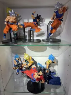 DBフィギュア まとめ売り 9体 ドッカンバトル 一番くじプライズ 悟空ゴジータのサムネイル