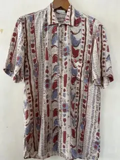 TOMORROW 90's レーヨン半袖シャツ