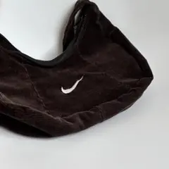 90s NIKE コーデュロイハンドバッグ　ブラウン　アメリカ製　used 古着のサムネイル