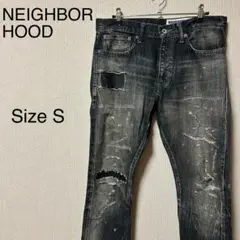 NEIGHBORHOOD ナローストレートデニム MEDIUM Healthy DENIM / 別注 Tallow ストレート デニム