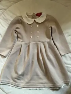 POLO ベージュ 襟付きワンピース 100 プティマイン