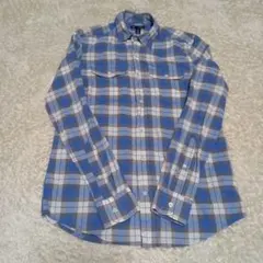 Gap 長袖 チェック柄 シャツ ブルー系のサムネイル