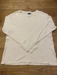 KAVU ホワイト 長袖 ワッフルTシャツ M〜Ｌ