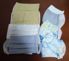 おばあちゃん製作の布マスク 8枚セット
