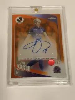 Topps Chrome Jリーグ 佐々木翔 直筆サイン 25枚限定