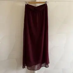 Forever21 ロングスカート ボルドーのサムネイル