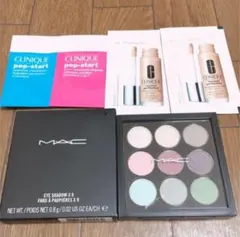 MAC パステルアイシャドウ、クリニークサンプルセット