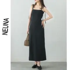 NEUNA ストラップリボンキャミロングワンピース
