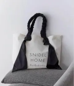 SNIDEL HOME リボン付きトートバッグ