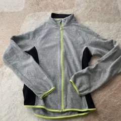 H&M フリースジャケット US 12-14 グレー