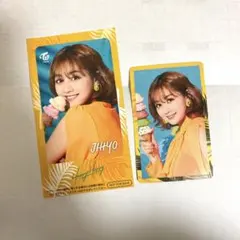 TWICEジヒョhappy happyハイタッチ券トレカ特典ステッカー