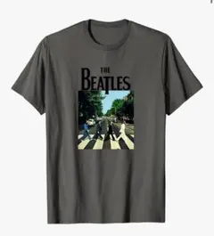 ビートルズ クロッシング アビーロード Tシャツ チャコール レディースMサイズ