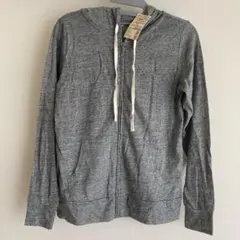 新品　無印　綿混UVカットジップアップパーカーのサムネイル