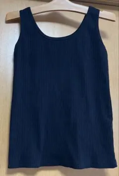 タンクトップ　ブラック　FREESIZE