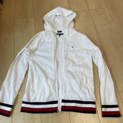 Tommy Hilfiger フルジップパーカー ホワイト。37