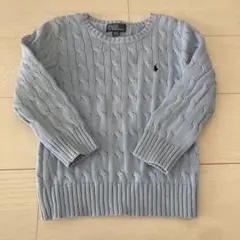 ポロ ラルフローレン 110 4T セーター　水色