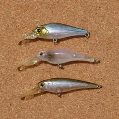 シャッド3種セット　コバッチシャッド+SMシャッド+ベビーシャッド60SPのサムネイル