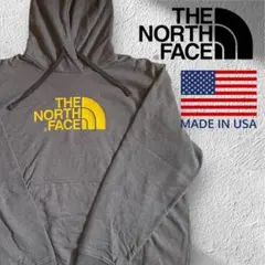 USA製THE NORTH FACE グレー フード付きパーカー XLサイズ
