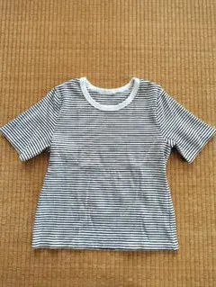 UNIQLO リブクルーネックTシャツ 2枚セット