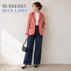 BURBERRY BLUE LABEL テーラードジャケット 金ボタン レッドのサムネイル