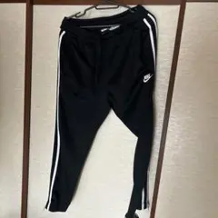 Nike ブラック サイドストライプ パンツ M