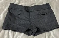 JILL STUART ショートパンツ Sグレー ショーパン ジルシュチュアート