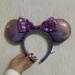 ミニー　カチューシャ　グラデーション