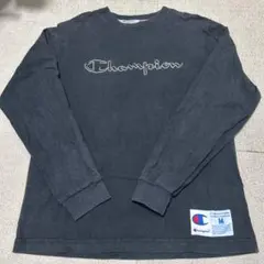 Champion Tシャツ M ブラック 長袖 ロンT
