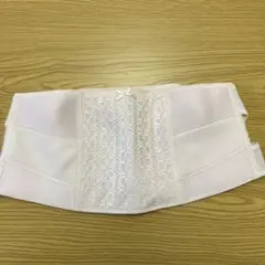 マタニティ サポートベルト 腹帯LLサイズ ピンク レース付き