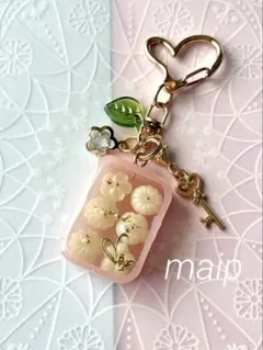 ミニキーホルダー＊春の和菓子＊ミニチャーム