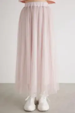 ピンク　ロングスカートのサムネイル