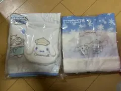 シナモンロール　一番くじ　ブランケット　マルシェバッグのセット