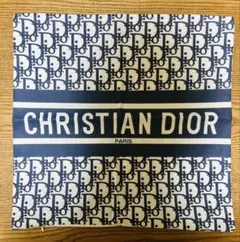 Dior ディオール クッションカバー 45×45 オブリーク柄 黒 ノベルティ 