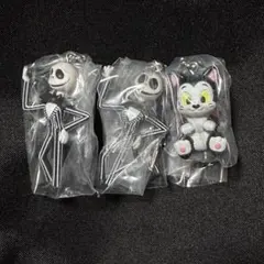 ディズニーキャラクター カラーコレクションチャーム ブラック ジャック　フィガロ